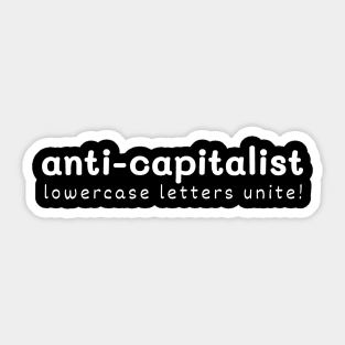 anti-capitalist Sticker